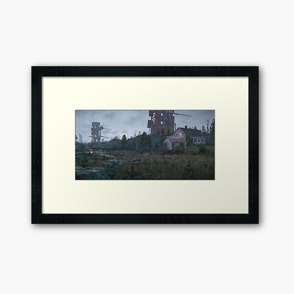 Renoveringsobjekt Vid Gränsen till Rostriket Framed Art Print