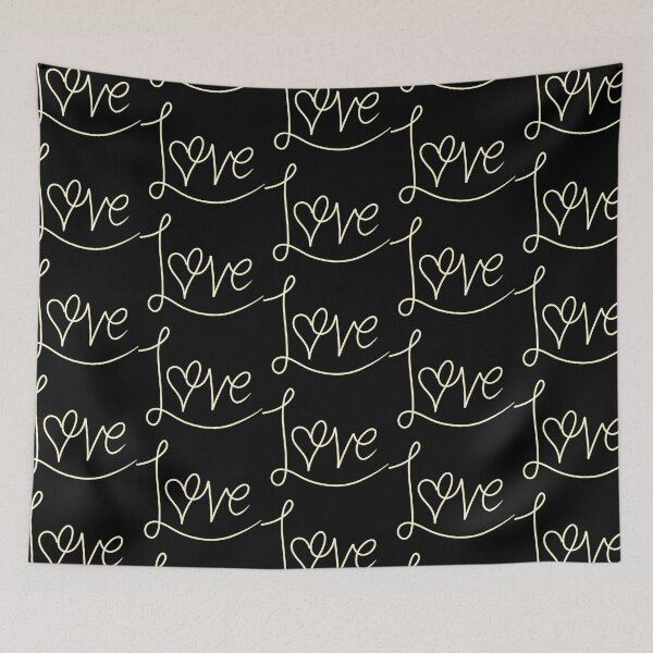 Item preview, Yellow Love lettering designed and sold by CreativeKari.