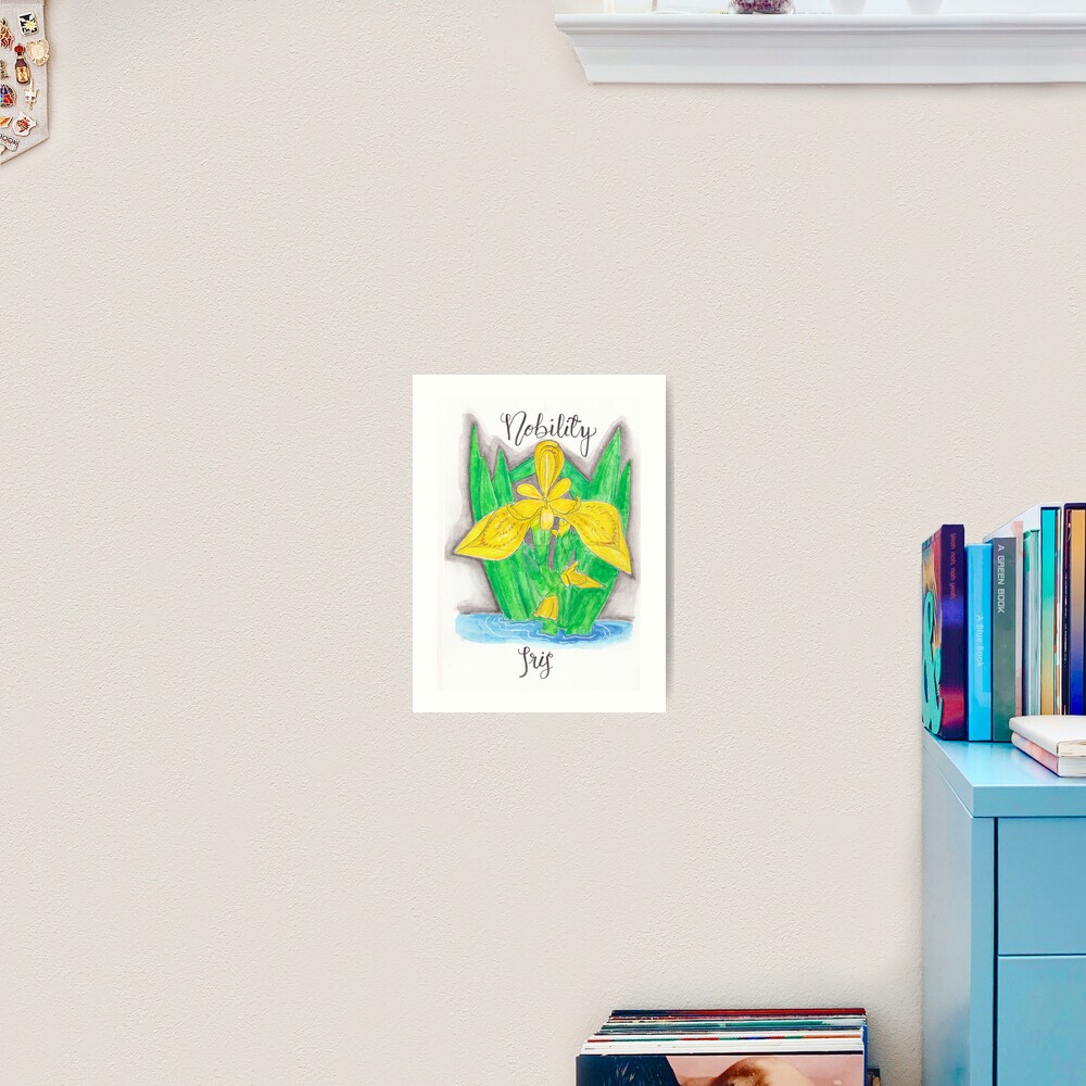 Yellow Iris - Nobility Art Print
