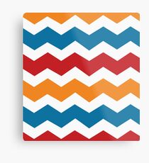 Charizard Chevron Metal Print