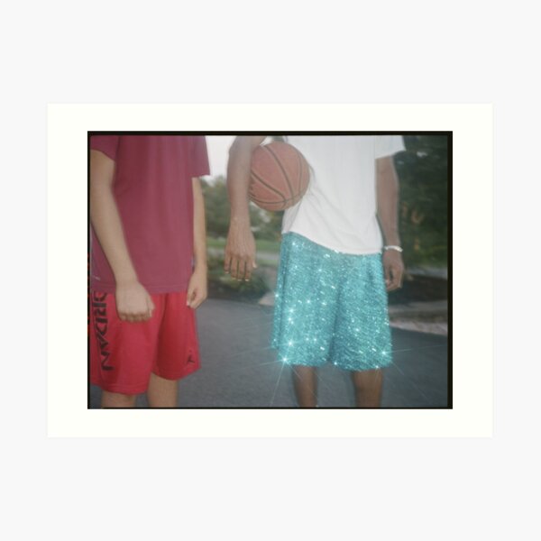 Blue clearance glitter shorts