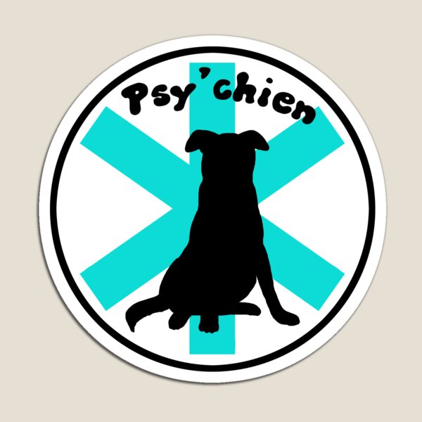 Logo Psy'chien Magnet