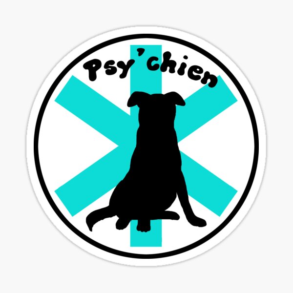 Logo Psy'chien Sticker