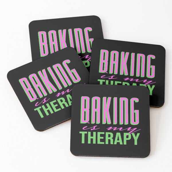 Item preview, Baking Is My Therapy designed and sold by MaplewoodMerch.