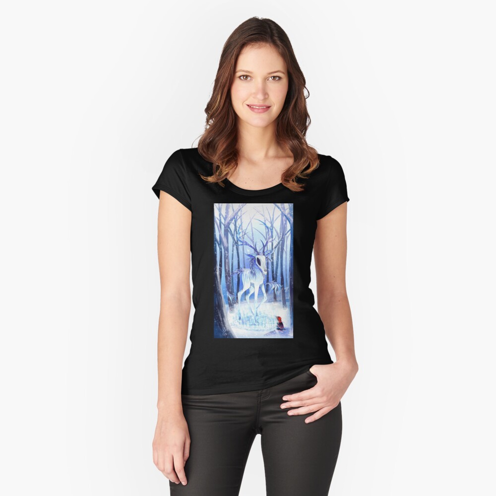 Item preview, Fitted Scoop T-Shirt designed and sold by MaliForger894.