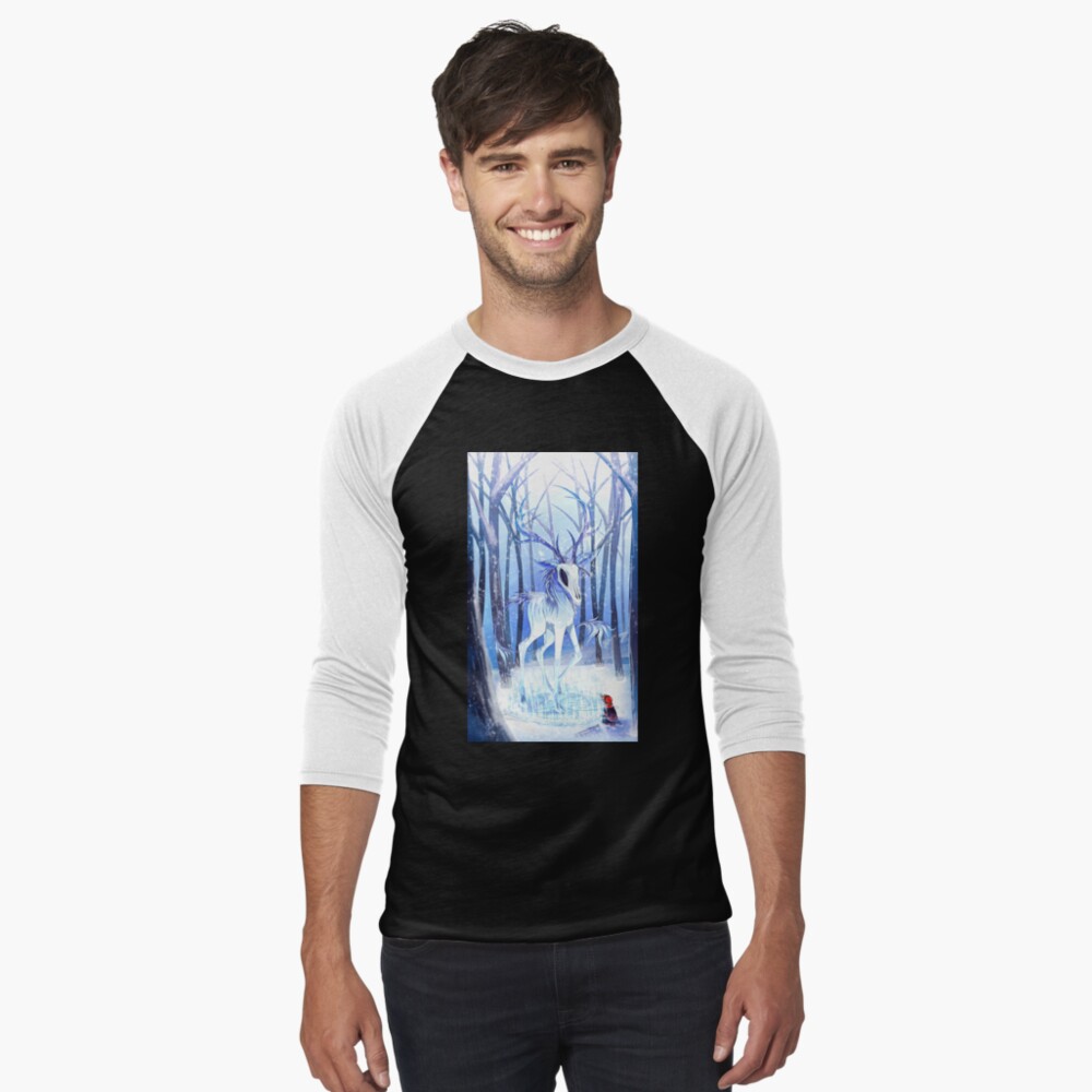 Item preview, Baseball ¾ Sleeve T-Shirt designed and sold by MaliForger894.