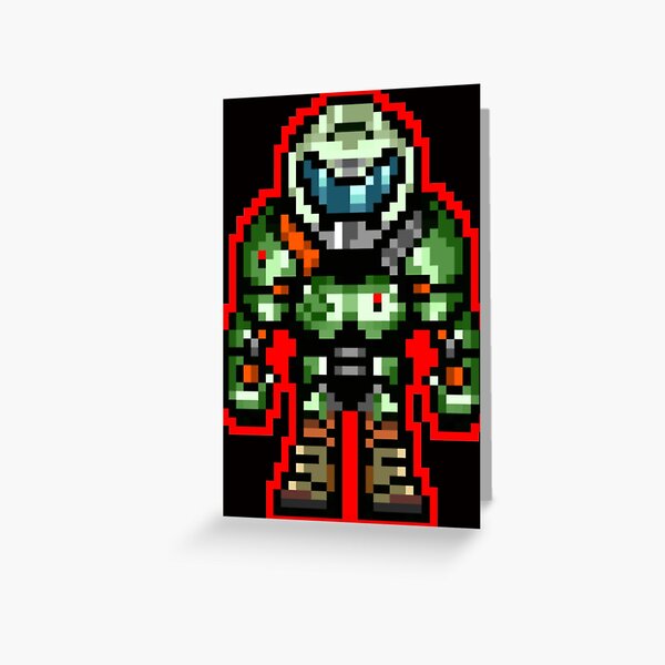 Doom 2 Greeting Cards Redbubble - mixed heroes tycoon buggy roblox