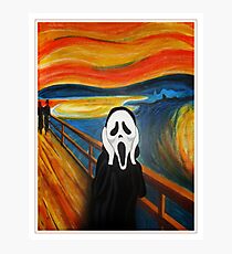 Scream Mash-up Photographic Print