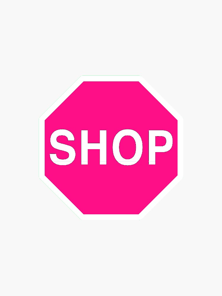 stop sign" Sticker for Sale by mbgrotsma Redbubble