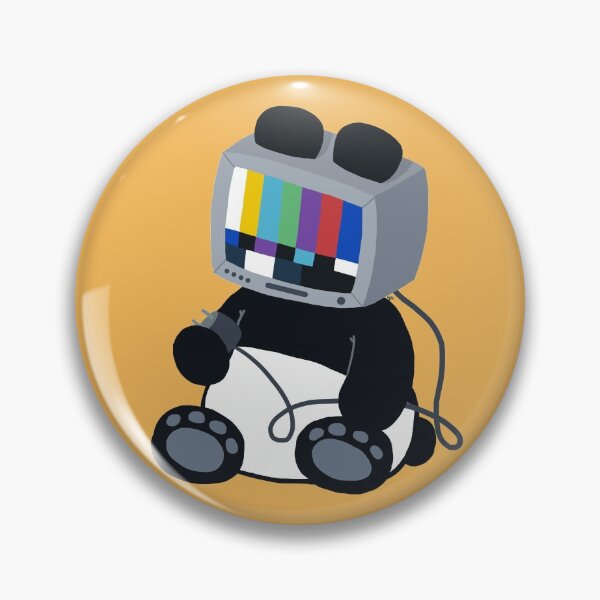 Item preview, TV Head Panda by Yuuki G designed and sold by Yuuki G's Artsy Things.