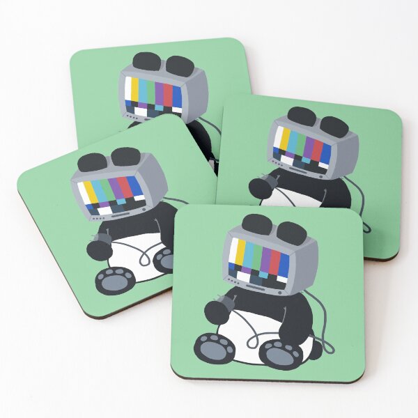 Item preview, TV Head Panda by Yuuki G designed and sold by Yuuki G's Artsy Things.