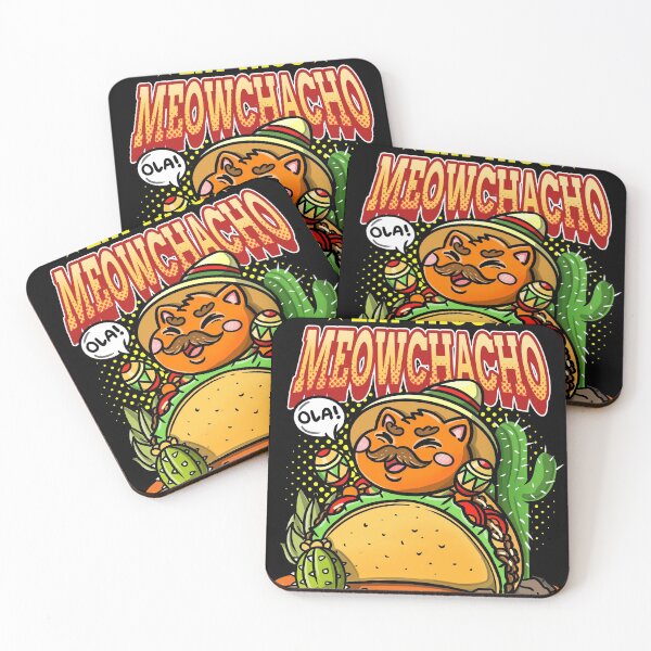 Item preview, eat taco meowchacho designed and sold by FRIDAE MUNDAE.