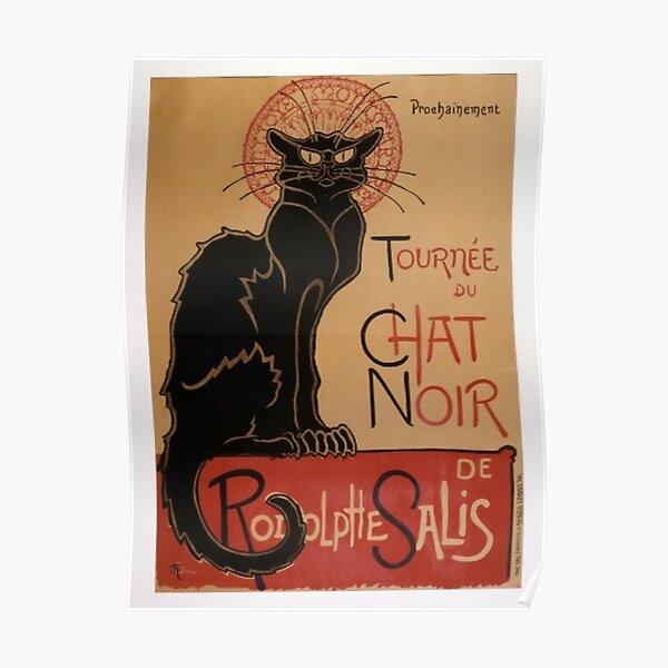 French Cat Posters For Sale Redbubble