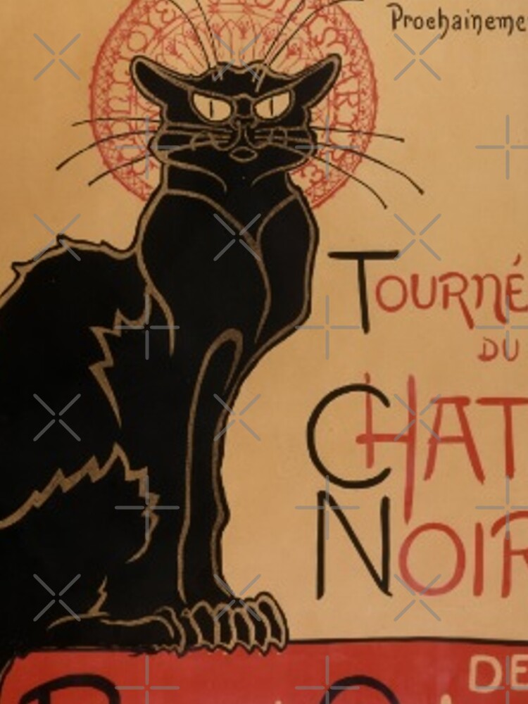 French Poster Tournee Du Chat Noir De Rodolphe Salis Black Cat Baby One Piece By Draculaura09 Redbubble