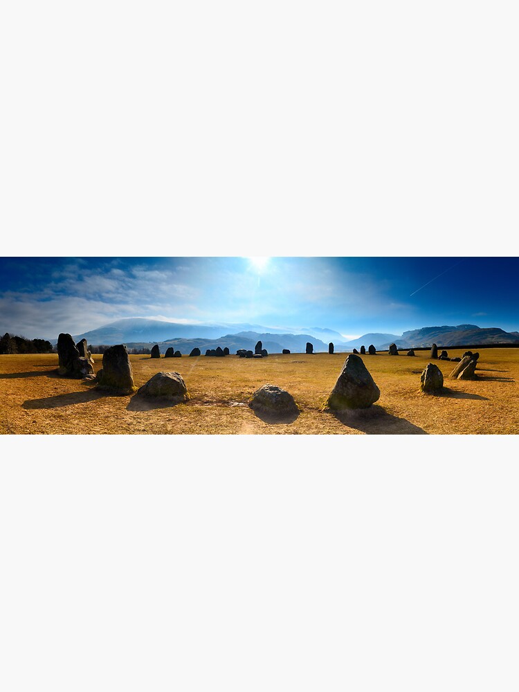 Thumbnail 3 of 3, Art Print, Castlerigg Stone Circle Panorama designed and sold by sjbowen.