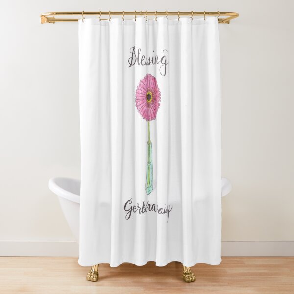 Gerbera Daisy - Blessing Shower Curtain