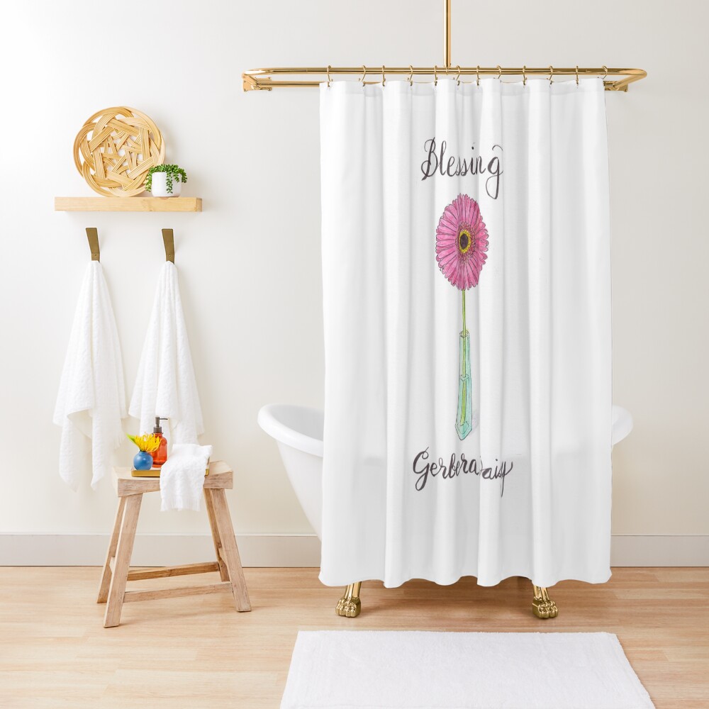 Gerbera Daisy - Blessing Shower Curtain