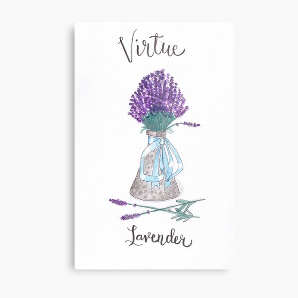 Lavender - Virtue Metal Print