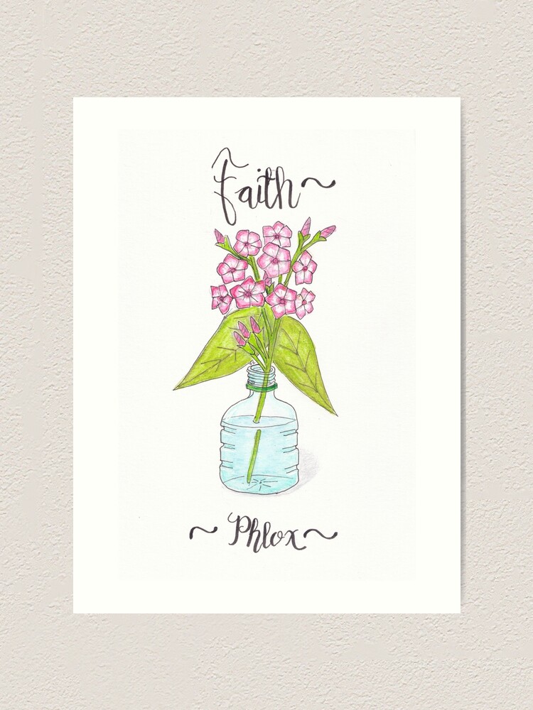 Alternate view of Phlox - Faith Art Print