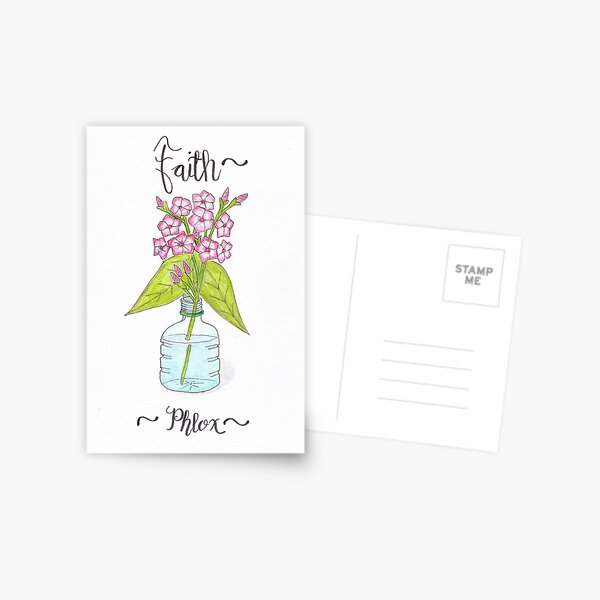 Phlox - Faith Postcard