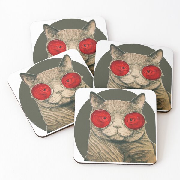 Item preview, Psychedelic Cat II designed and sold by Galeriajazzstore Tienda de autor..