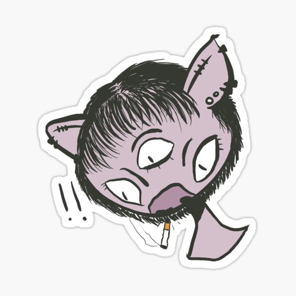 Vista previa del artículo con la obra «Cerdito», diseñado y vendido por sad-fish.