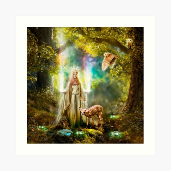 Faerie Queen of Light Art Print