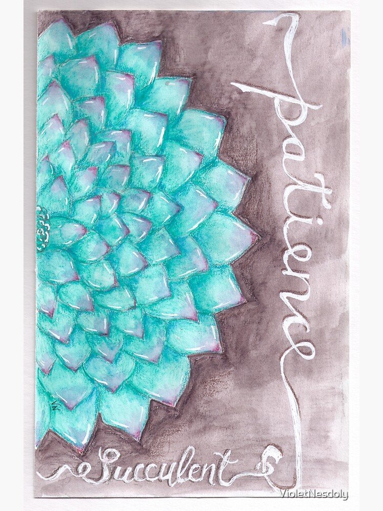 Succulent - Patience by VioletNesdoly