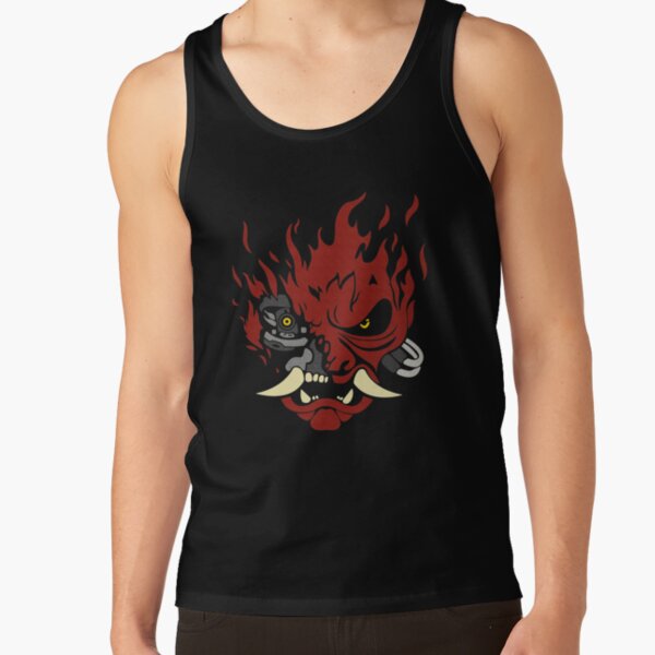 Cyberpunk Samurai Skull Tank Top