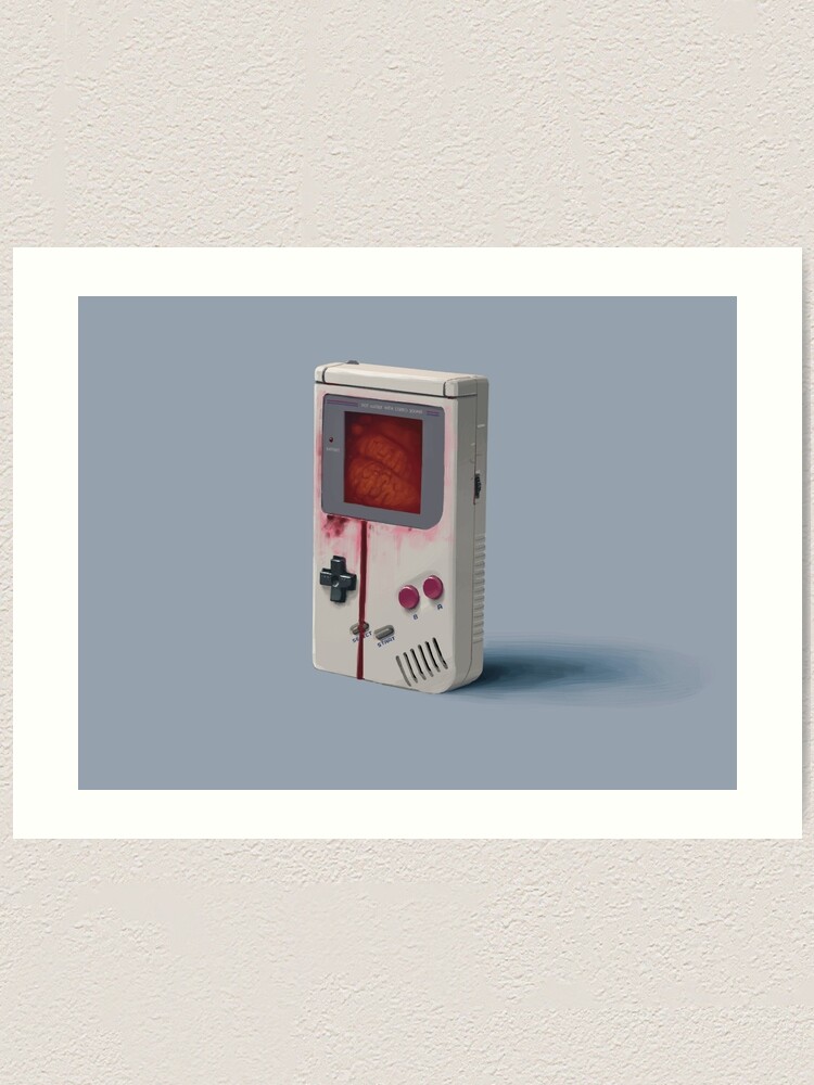 Alternate view of Things From The Flood - Gameboy Art Print