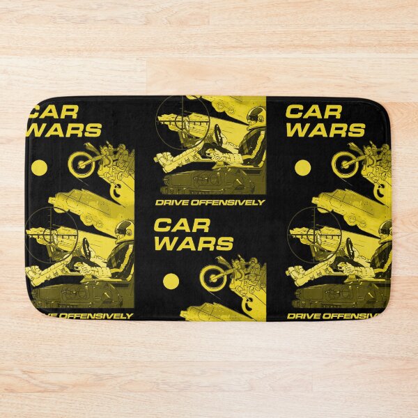 Item preview, Auto Duel - Apocalyptic Yellow designed and sold by Ghost Bunny Design.