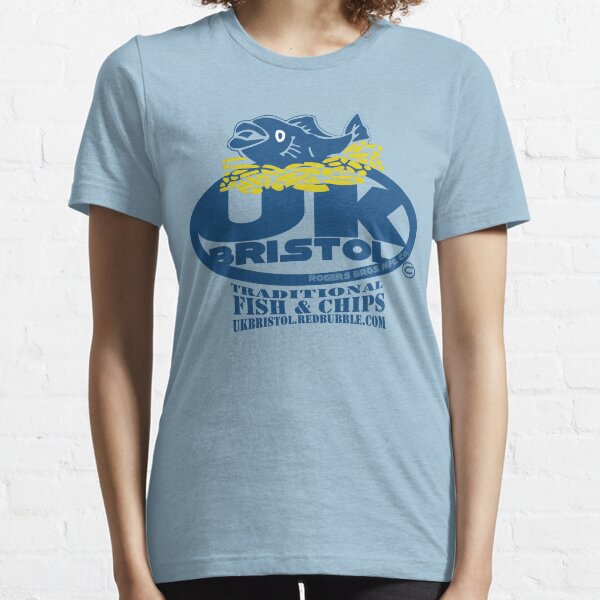 UK BRISTOL FISH & CHIPS BY ROGERS BROS Essential T-Shirt