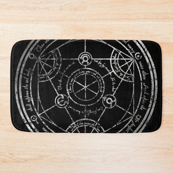 Item preview, Human Transmutation Circle - silver grunge designed and sold by maryedenoa.