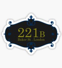 221B Baker St Sticker