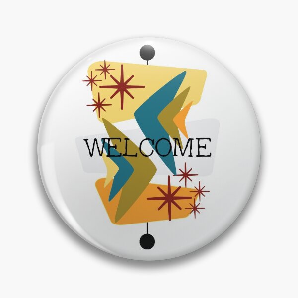 Item preview, Mid Century Modern Welcome designed and sold by Makanahele.