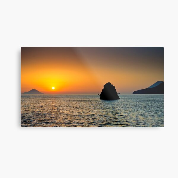 Isole al tramonto Metal Print