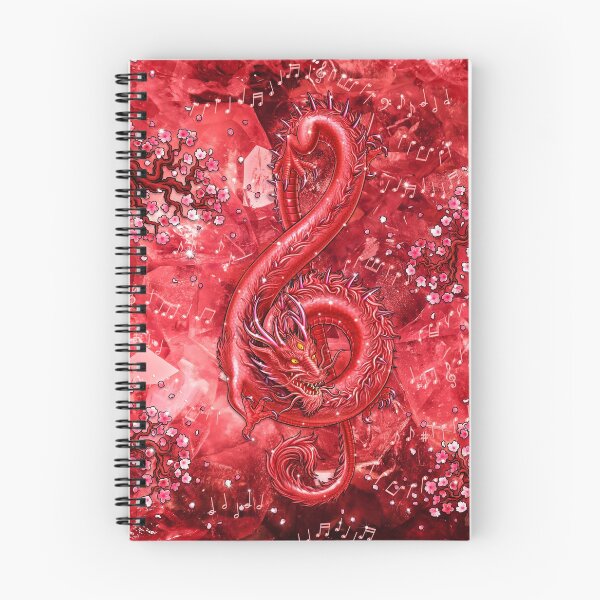 Item preview, Treble Clef - Music Dragon - Ruby designed and sold by Abysm Internal.