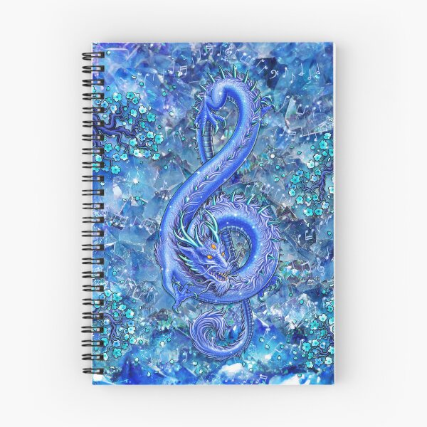 Item preview, Treble Clef - Music Dragon - Sapphire designed and sold by Abysm Internal.