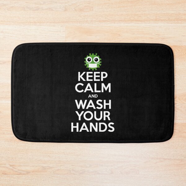 Item preview, Keep Calm And Wash Your Hands  designed and sold by LazyGreyBear.