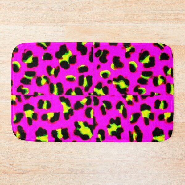 Item preview, Neon Pink Yellow Leopard Animal Print designed and sold by AZGuzmans.