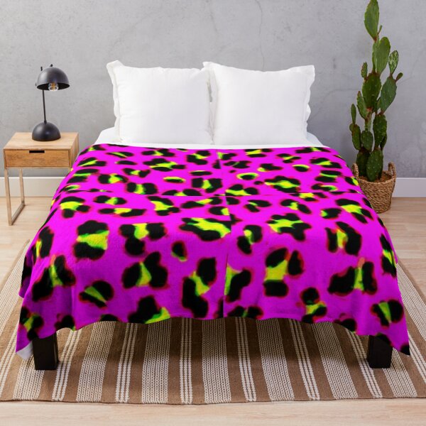 Item preview, Neon Pink Yellow Leopard Animal Print designed and sold by AZGuzmans.