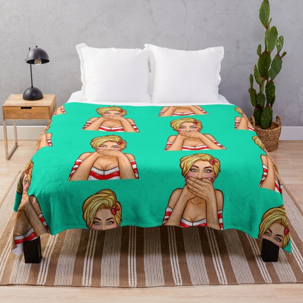 Item preview, Pop Art Speak no Evil design drawing gift idea for women designed and sold by BRtisticDesigns.