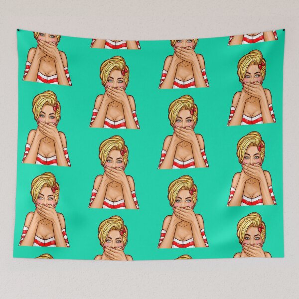Item preview, Pop Art Speak no Evil design drawing gift idea for women designed and sold by BRtisticDesigns.