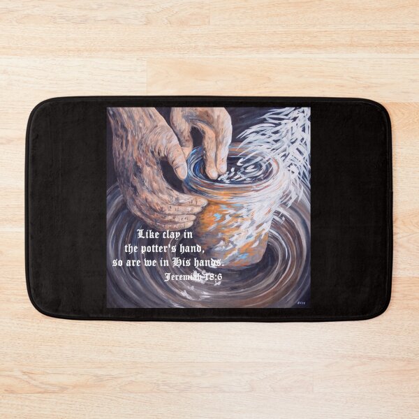 Item preview, In the Potter's Hands with Scripture designed and sold by EloiseArt.