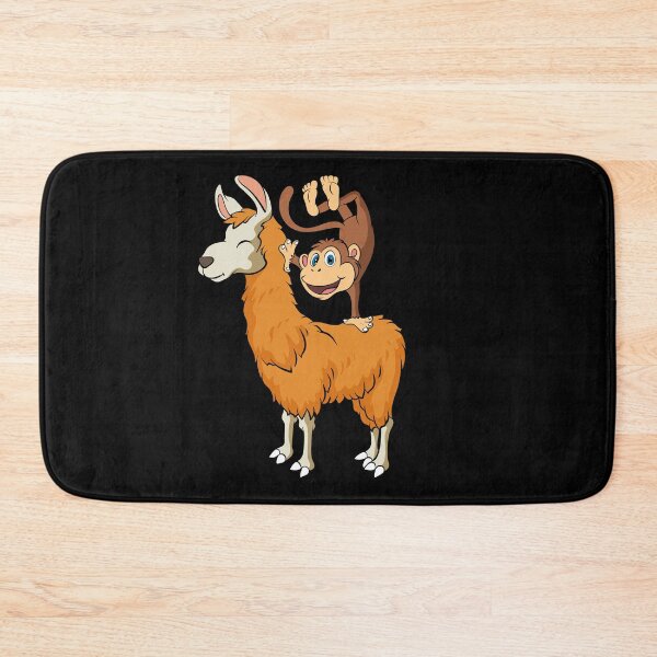 Item preview, Monkey Riding Llama Animal Friend Handstand Monkey designed and sold by perfectpresents.
