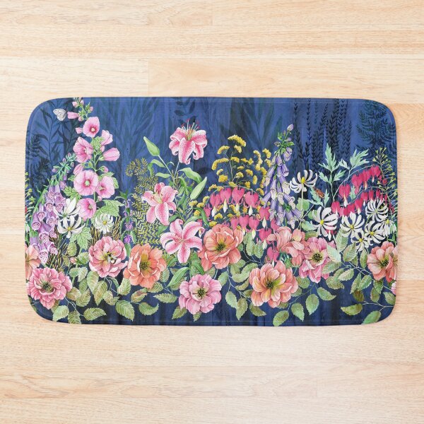 Item preview, Le sacre du printemps - a spring-like floral border designed and sold by Rebecca Reck Art.
