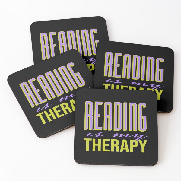 Item preview, Reading Is My Therapy designed and sold by MaplewoodMerch.