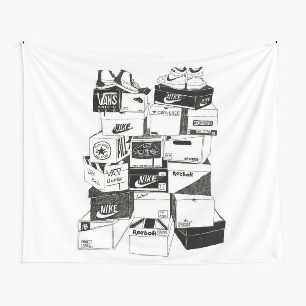 Sneaker Boxes Tapestry