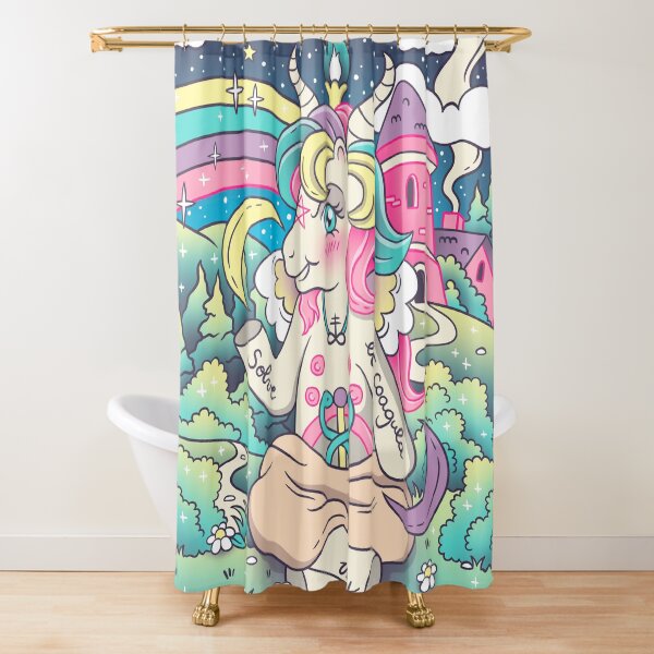 My Little Baphomet Shower Curtain