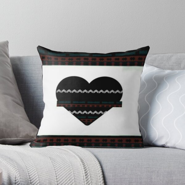 Hearts pattern design Throw Pillow
